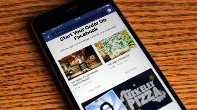 Facebook Sorprende al mundo con entrega de comida